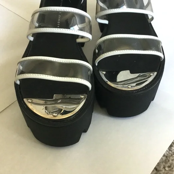 Giuseppe Zanotti Apocalypse Chunky Flatform Sandals 37.5 7 - Picture 3 of 10